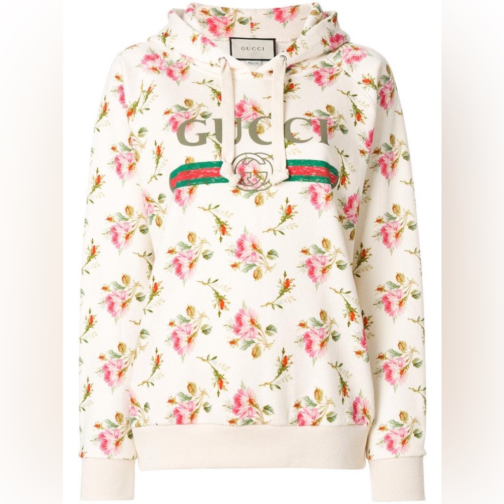 Gucci floral print women’s hoodie.